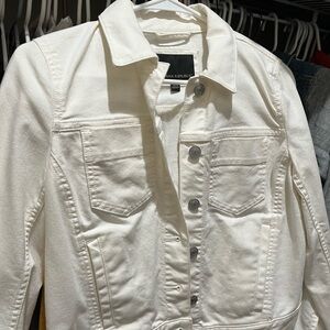 Banana Republic Women's Cream Jean Jacket